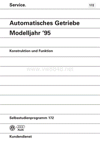 172 - Automatisches Getriebe Modelljahr ´95