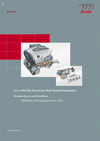 227 - 3,3 l-V8-TDI Common Rail Einspritzsystem