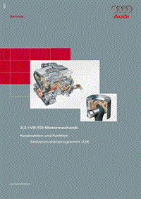 226 - 3,3 l-V8-TDI Motormechanik