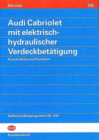 156 - Audi Cabriolet mit elektrisch-hydraulischer Verdeckbetätigung