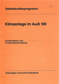 019 - Klimaanlage im Audi 100