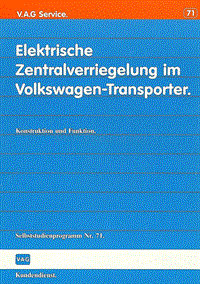 071 - Elektrische Zentralverriegelung im Volkswagen-Transporter