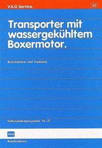 047 - Transporter mit wassergekühltem Boxermotor