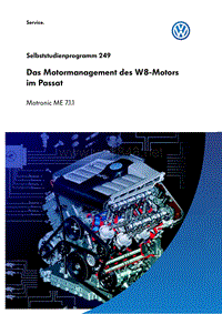 249 - Das Motormanagement des W8-Motors im Passat Motronic ME 7.1.1