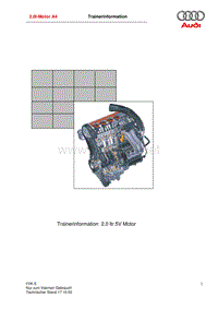 233 - Trainernfromation 2.0 ltr.5V Motor