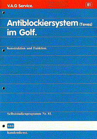 081 - Antiblockiersystem (Teves) im Golf