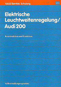 055 - Elektrische Leuchtweitenregelung - Audi 200