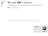 The new BMW 3 Series Argumentation_against Audi A4L & MB C Class