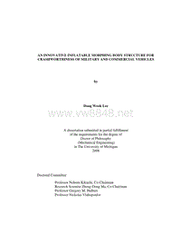 2008密西根-An Innovative Inflatable Morphing Body Structure for Crashworthiness Of Military And Commercial Vehicles