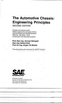 汽车底盘设计规范-The automotive chassis-engineering principles(1)
