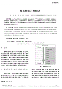 整车性能开发综述