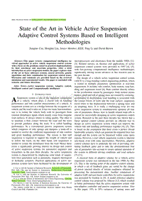 2008IEEE-State of the art in vehicle active suspension adaptive control systems based on intelligent methodologies