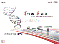 2014年第二期SoST培训 SVM升级