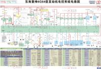 东南汽车 菱绅4G64型发动机电控系统电路图