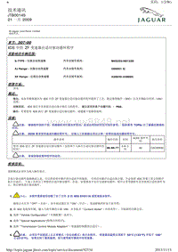 2012年捷豹XJ技术通讯 JTB00145 - IDS 中的 ZF 变速器自适应驱动循环程序