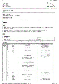 2014年捷豹XF技术通讯 JTB00089 故障诊断码的错误标记—诊断建议