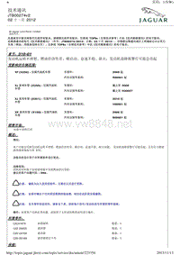 2012年捷豹XJ技术通讯 JTB00274v2 发动机运转不理想、燃油经济性差、硬启动、怠速不稳、缺火，发动机故障报警灯可能会亮起