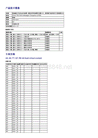 2037143-1奥迪虚拟驾驶舱出现故障，但是未存有故障存储器记录 - 使用基于症状的引导型故障查询