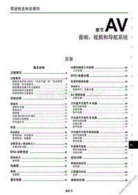 2016东风日产新逍客维修手册 54 音响、视频和导航