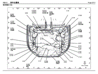 2013年长安福特翼虎电路图34 部件位置图