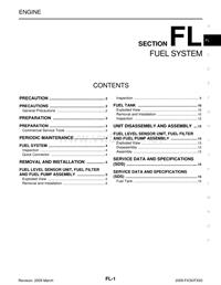 2009英菲尼迪FX S51维修手册_FL