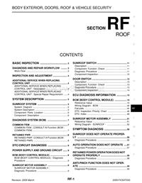 2009英菲尼迪FX S51维修手册_RF