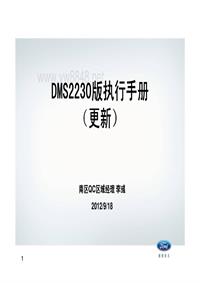 DMS2230版执行手册(更新)