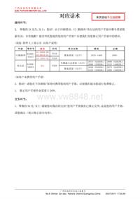 埃尔法FJ用户手册ICSC_附件5 对应话术