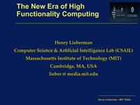 Henry Lieberman-The New Age of High Functionality Interfaces