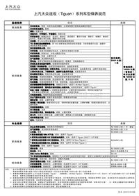 常规保养_上汽大众途观（ Tiguan ）系列车型保养规范2016年10月版