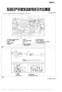 200702维修技师杂志_东风日产轩逸发动机电控元件位置图