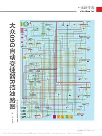 201101_大众09G自动变速器R挡油路图