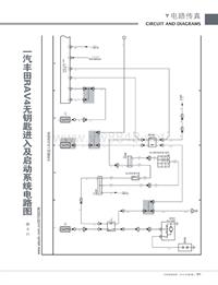 201002_一汽丰田RAV4无钥匙进入及启动系统电路图