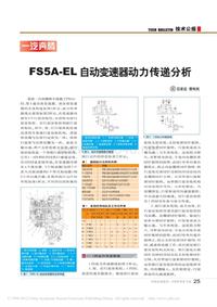 200809_一汽奔腾FS5A_EL自动变速器动力传递分析