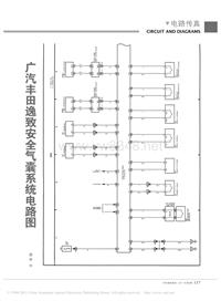 201109_广汽丰田逸致安全气囊系统电路图