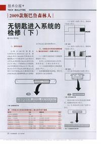 201001_2009款斯巴鲁森林人无钥匙进入系统的检修_下_