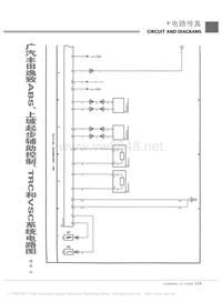 201109_广汽丰田逸致ABS_上坡起步辅助控制_TRC和VSC系统电路图