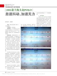 201402_2002款上海大众POLO怠速抖动_加速无力_凌永平