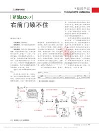 201304_奔驰B200右前门锁不住