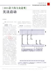 201401_2011款上海大众途观无法启动_贺辉虎