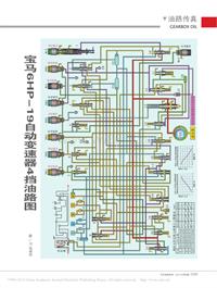 201304_宝马6HP_19自动变速器4挡油路图