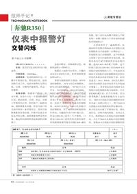 201301_奔驰R350仪表中报警灯交替闪烁