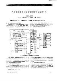 汽车电器200103_汽车电动座椅与安全带的结构与控制（下）