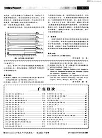 汽车电器200605广告目次