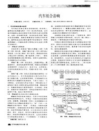 汽车电器200601汽车组合音响