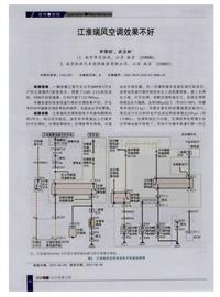 汽车电器2016_江淮瑞风空调效果不好