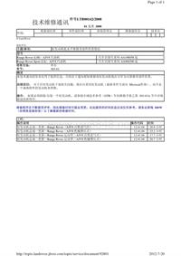 2012年路虎技术通报_LTB00142 - 短发动机低水平维修零部件供货情况