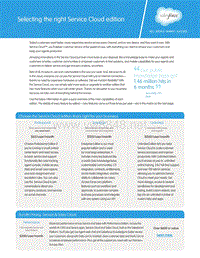 Service Cloud datasheet