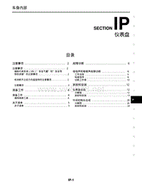 日产NV200维修手册_IP