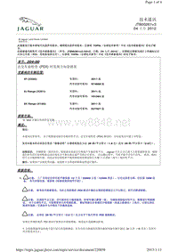 2013捷豹技术通报_JTB00261v3 - 在交车前检查 (PDI) 时发现方向盘摇晃